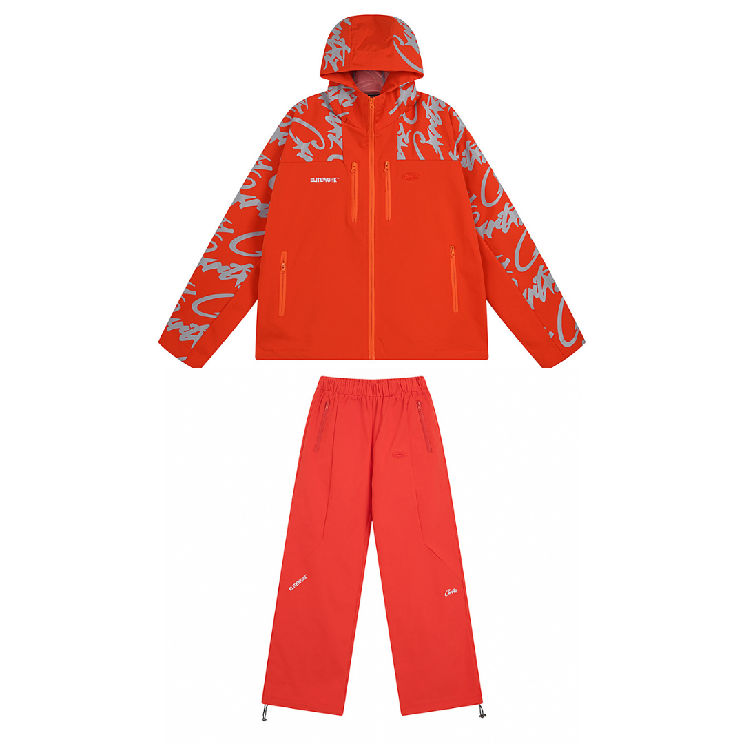 Rules The World Alcatraz Tracksuit Coral Camo