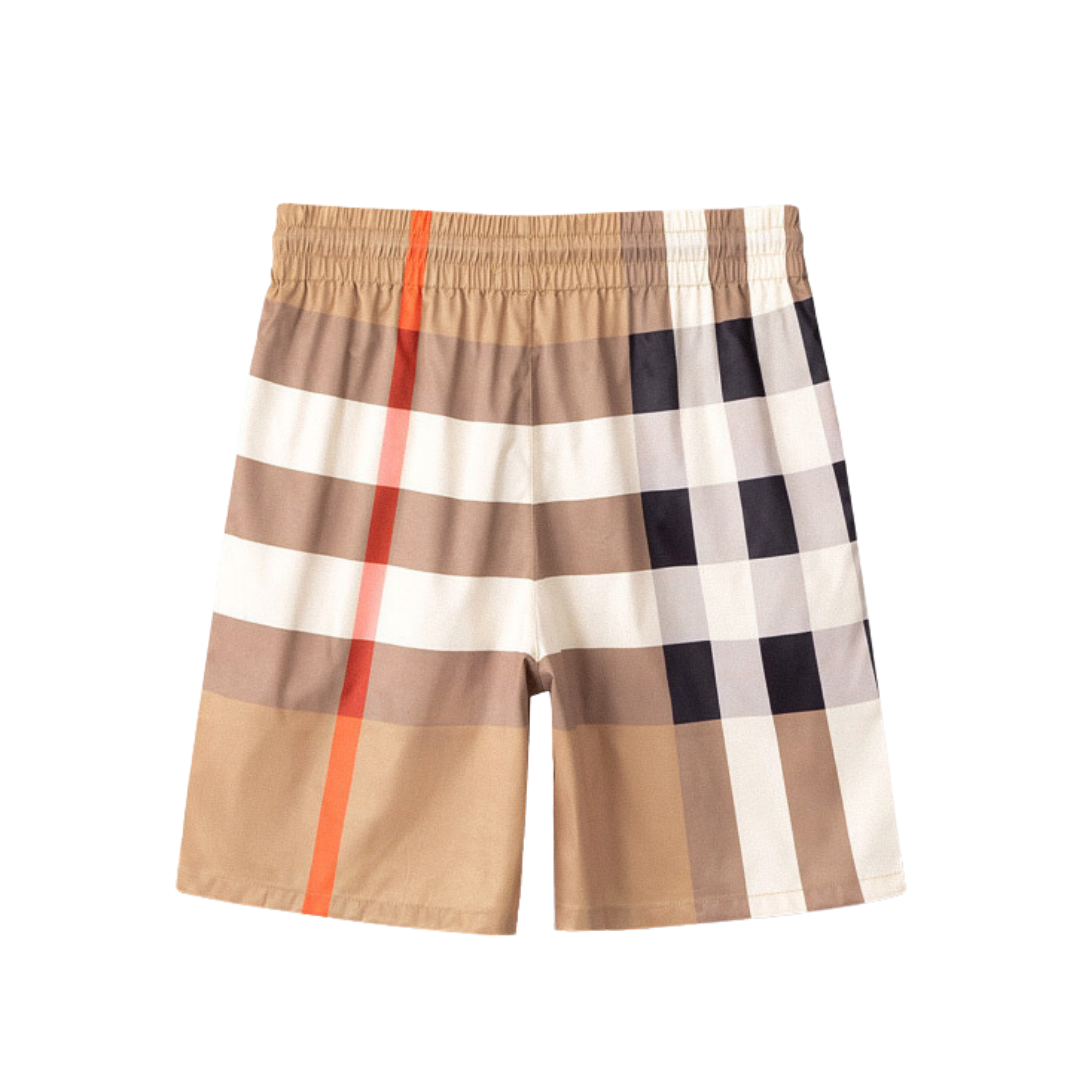 BB Monogram Shorts Camo Blanco