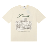 Camiseta Rh*de Beige Monograma Beige