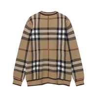 Monogram Sweater Tartan Beige