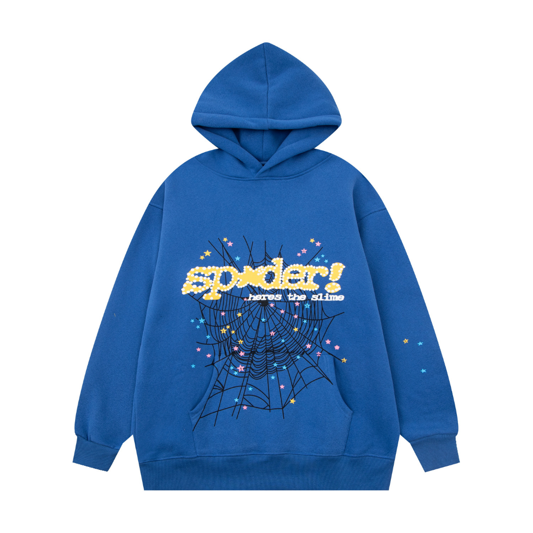 Buzo Sp5der Azul Azul Espider