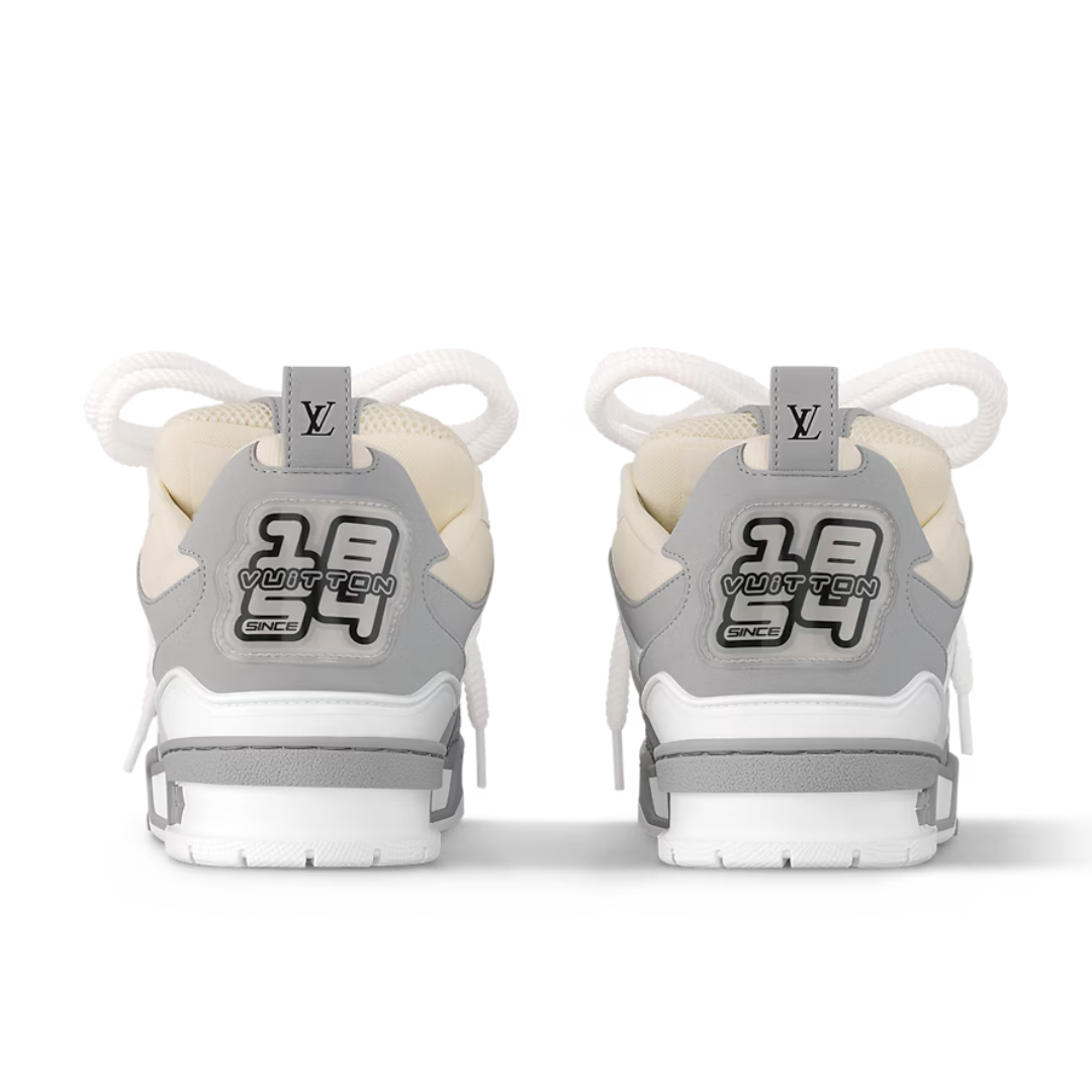 Skater Monogram Trainer Blanco Rosa Estrella