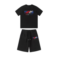Conjunto Trapstar Negro Negro Rojo 3