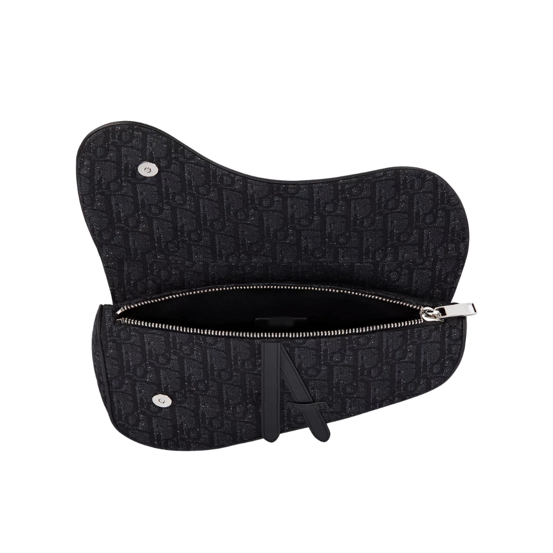Messenger Saddle Bag Monograma Negro