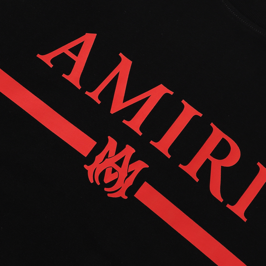Amr M.A Red Bar T-shirt Rojo