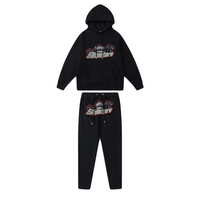 Conjunto Trapstar Negro Negro Rojo 2