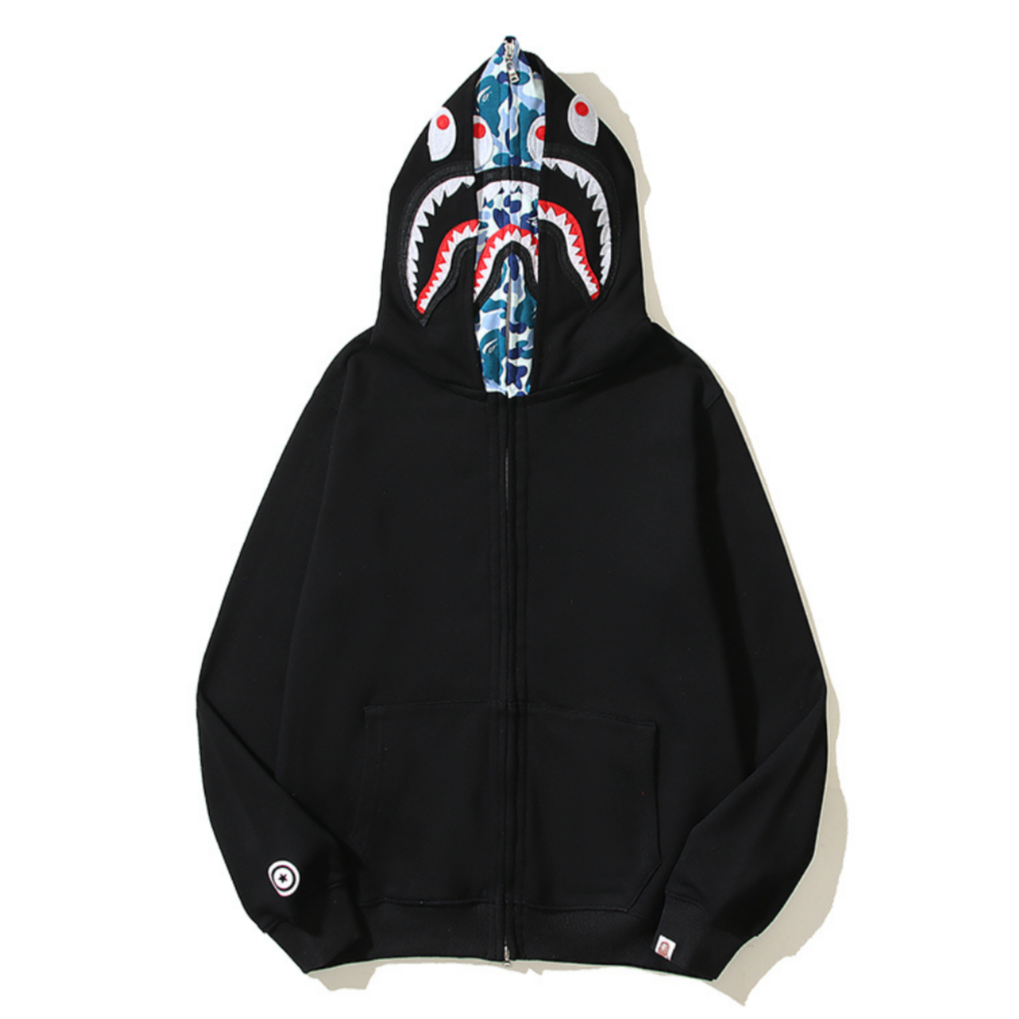 Bape Zip Hoodie Camo Negro