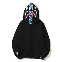Bape Zip Hoodie Camo Negro