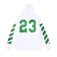 Off-White Off-W Monogram Hoodie - Negro Negro Verde Camo