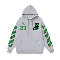 Off-White Off-W Monogram Hoodie - Negro Negro Verde Camo