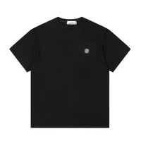 Camiseta Stone Island Negro Camo Blanco