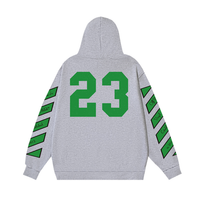 Off-White Off-W Monogram Hoodie - Negro Negro Verde Camo