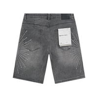 Purple Shorts Purple Estrellas Blanco Negro