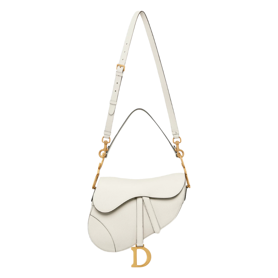 Dior Saddle Bag - Blanco