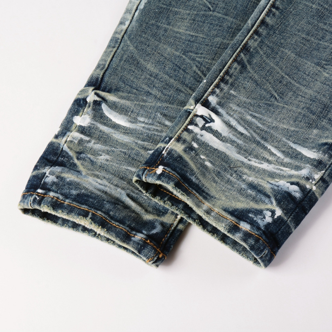 Purple Gradient Blue Jeans Rosa Camo