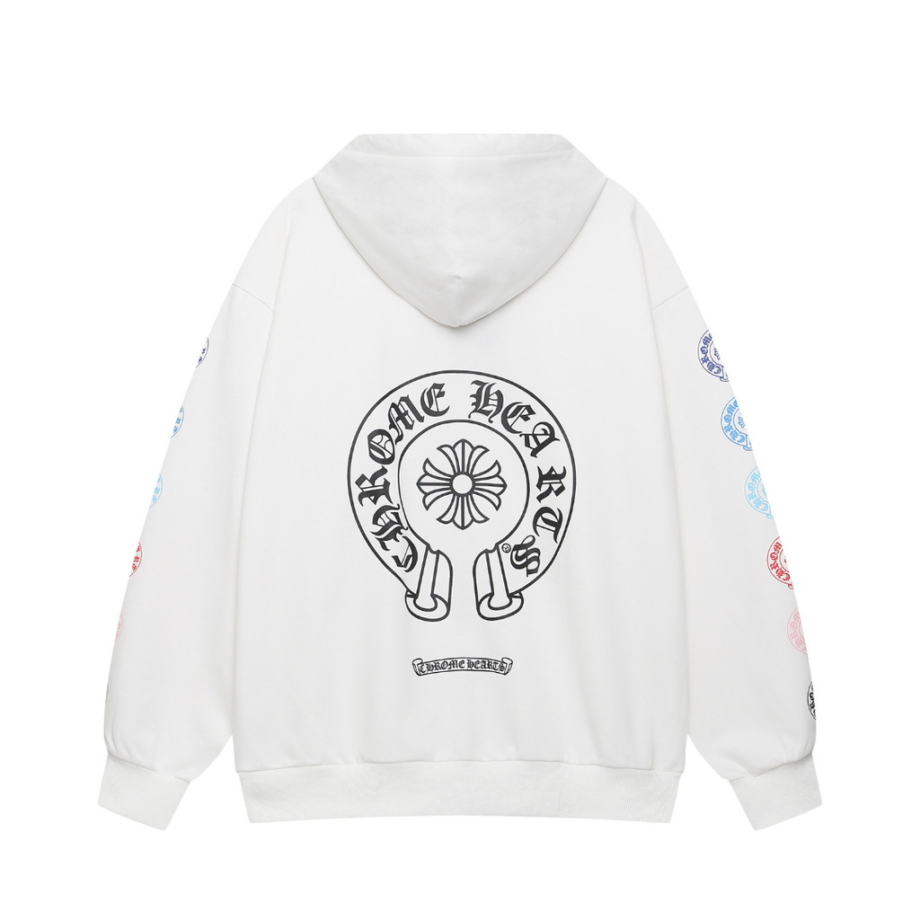 Chrome Zip Hoodie