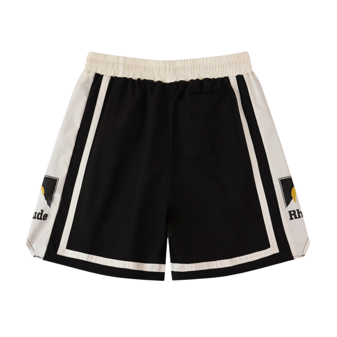 Pantalon Rh*de Negro Negro Blanco Rihl