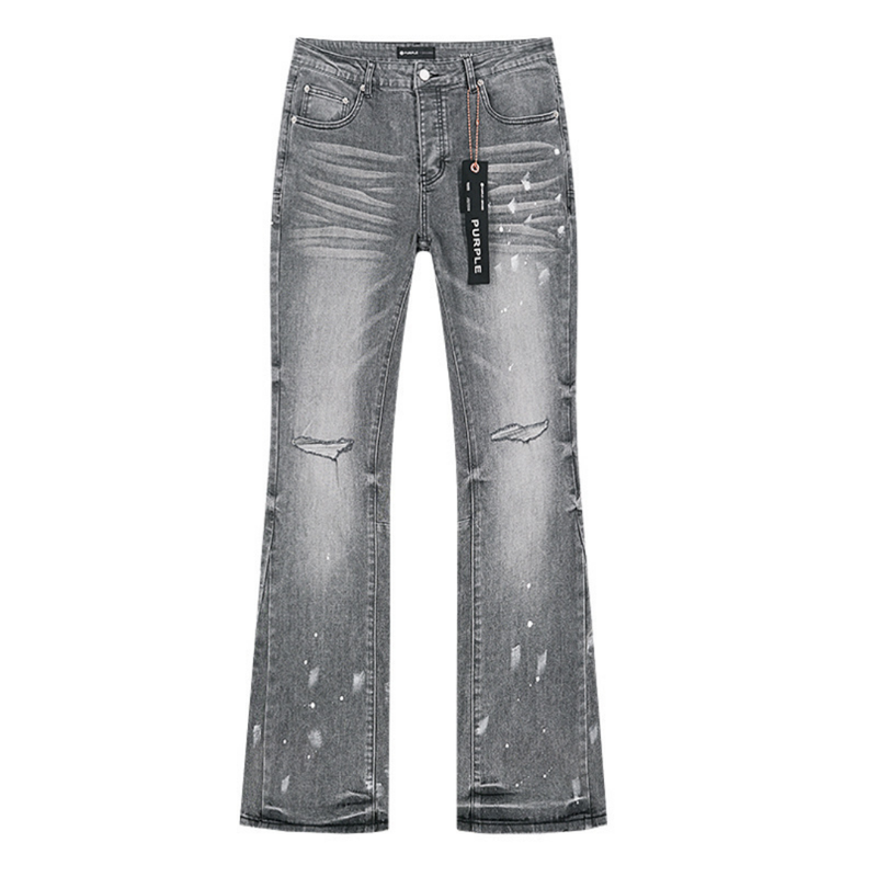 Purple Flared Jeans