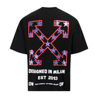 Off-White Off-W Monogram T-shirt - Negro Rosa Camo