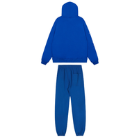 Conjunto Sp5der Azul Azul Blanco Logotipo Rosa