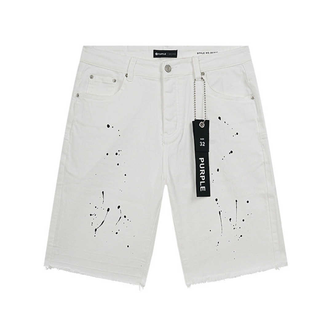Purple Shorts Camo Blanco