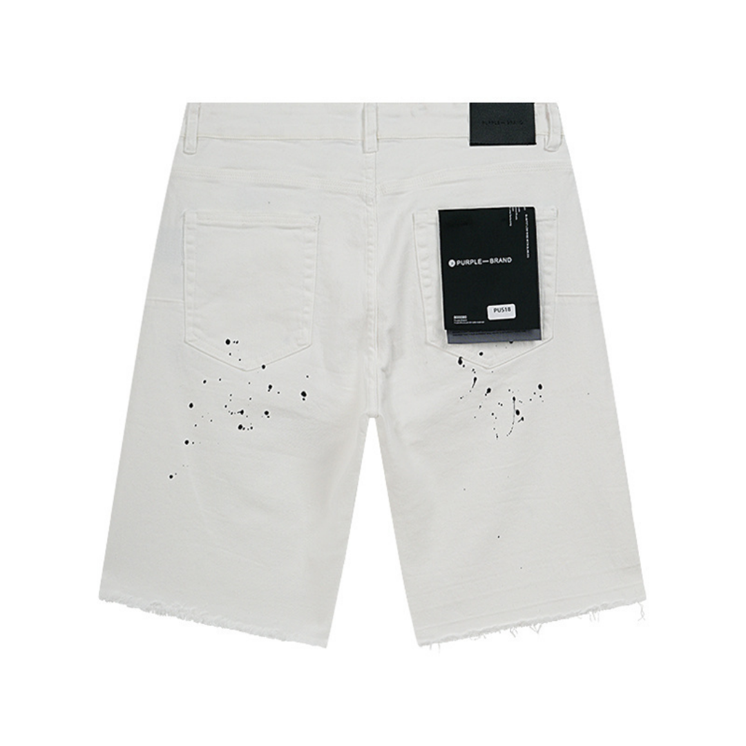 Purple Shorts Camo Blanco