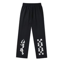 Off-White Off-W Monogram Pants Negro Logo Blanco 2