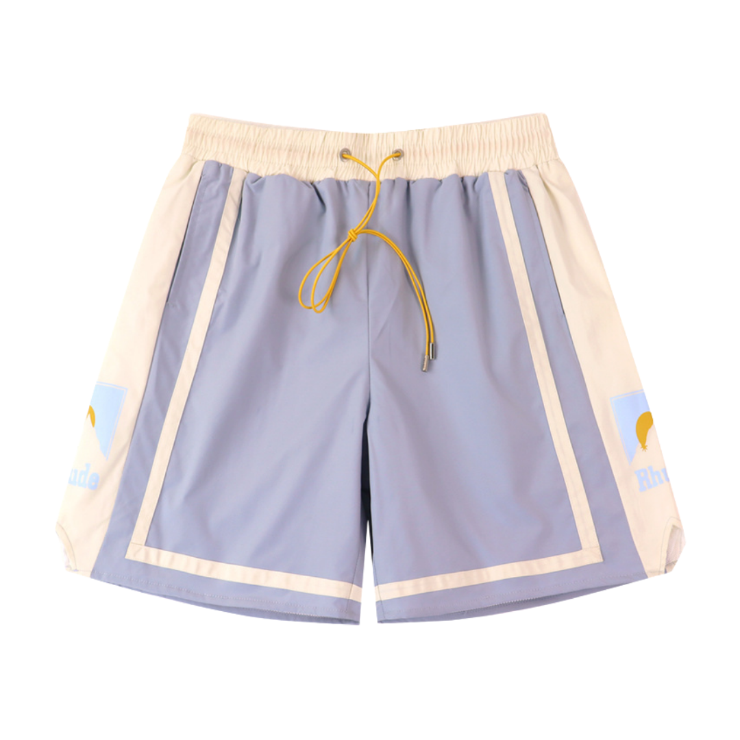 Pantalon Rh*de Gris Azul Blanco