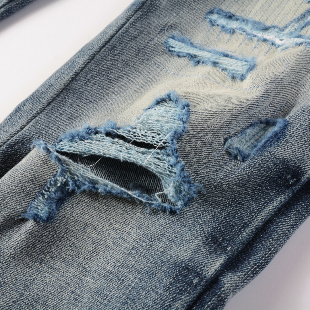 Amr Logo Blue Jeans Azul