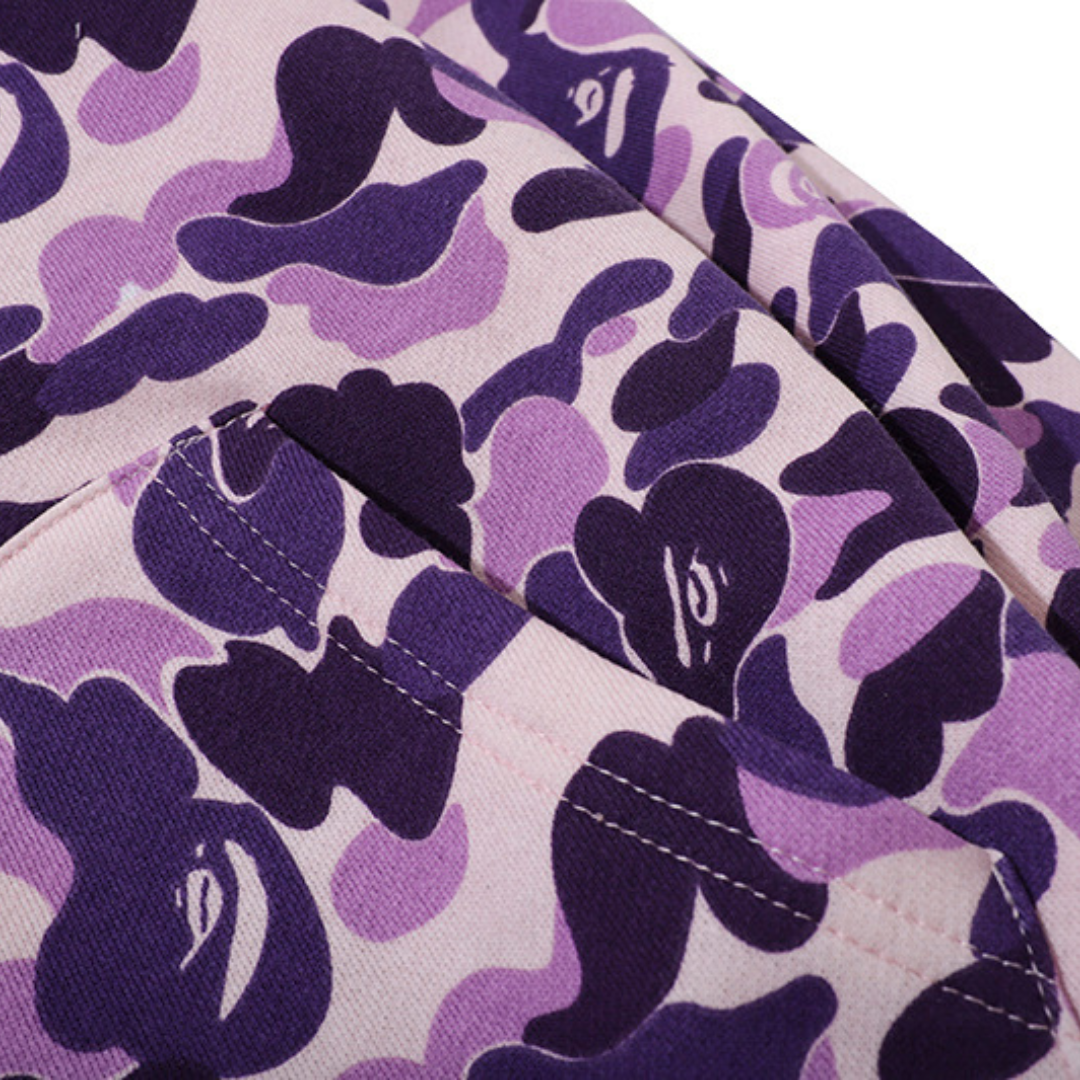 Bape Zip Hoodie Camo Violeta 2
