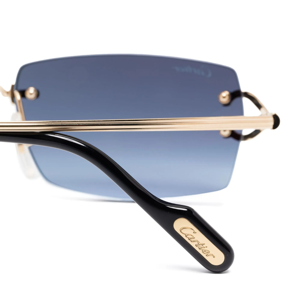 Monochromatic Sunglasses Azul Gris Ombre