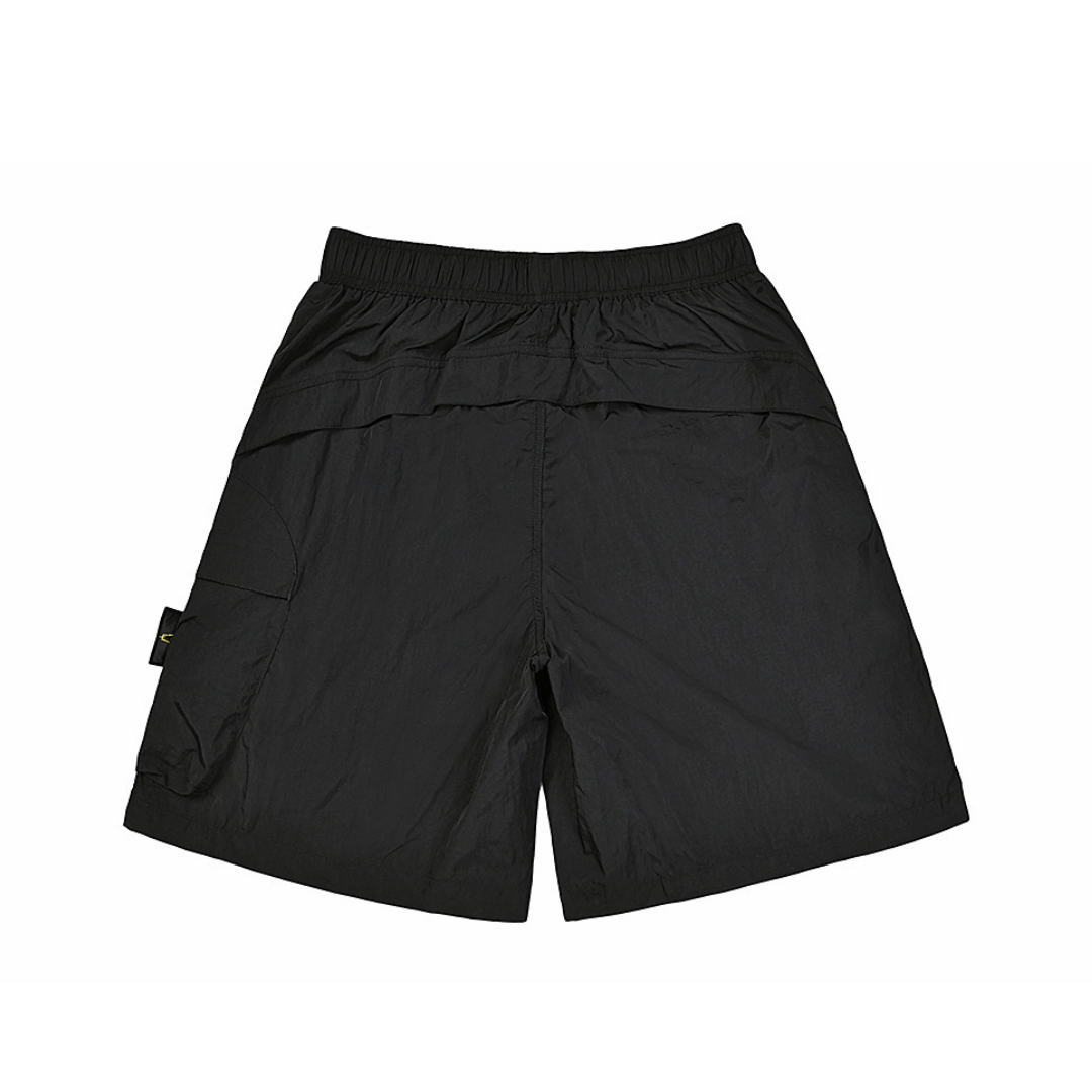 Louis Vuitton Monogram Tactic Shorts Negro Logo Amarillo