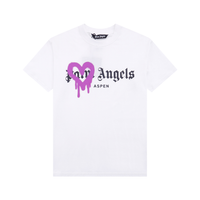 Camiseta Palm Angels Blanco/Violeta