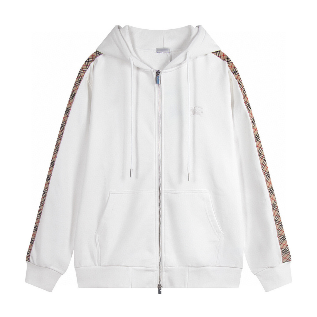 Monogram Zip Hoodie Camo Blanco