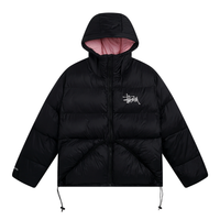 Campera Stussy Negro/Rosa