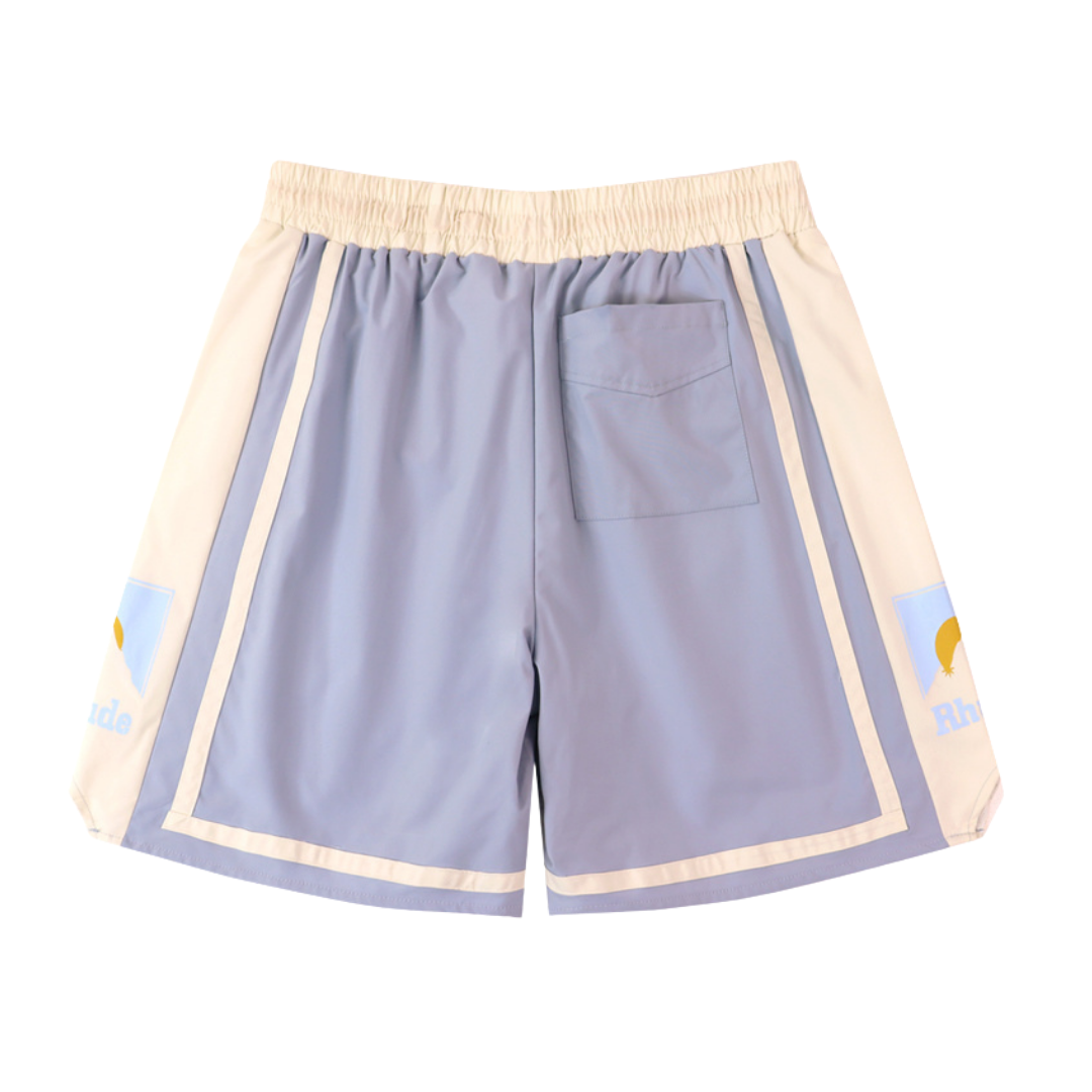 Pantalon Rh*de Gris Azul Blanco