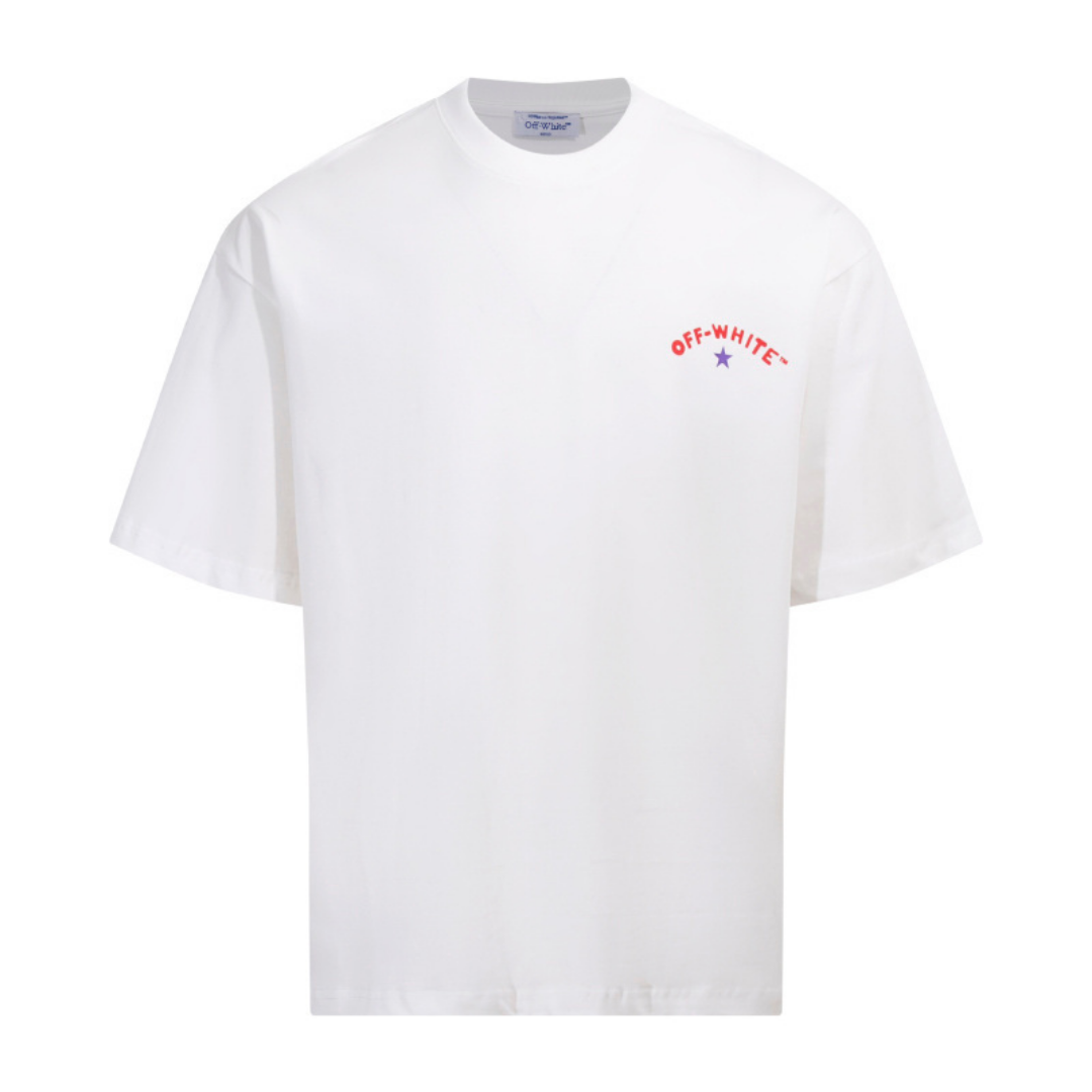 Off-White Off-W Monogram T-shirt - Negro Rosa Camo