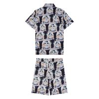 Amr Monogram Short Set