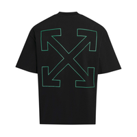 Off-White Off-W Monogram T-shirt - Negro Cubo Verde