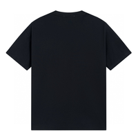 Camiseta Stone Island Negro Negro Logo Blanco