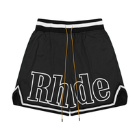 Pantalon Rh*de Negro Negro Blanco Rhde