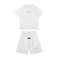 Essentials Short Set Estrellas Negro Blanco 2