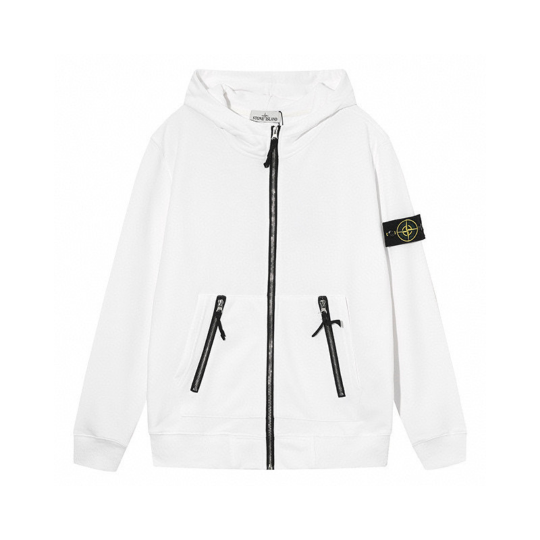 Buzo Stone Island Blanco Camo Blanco