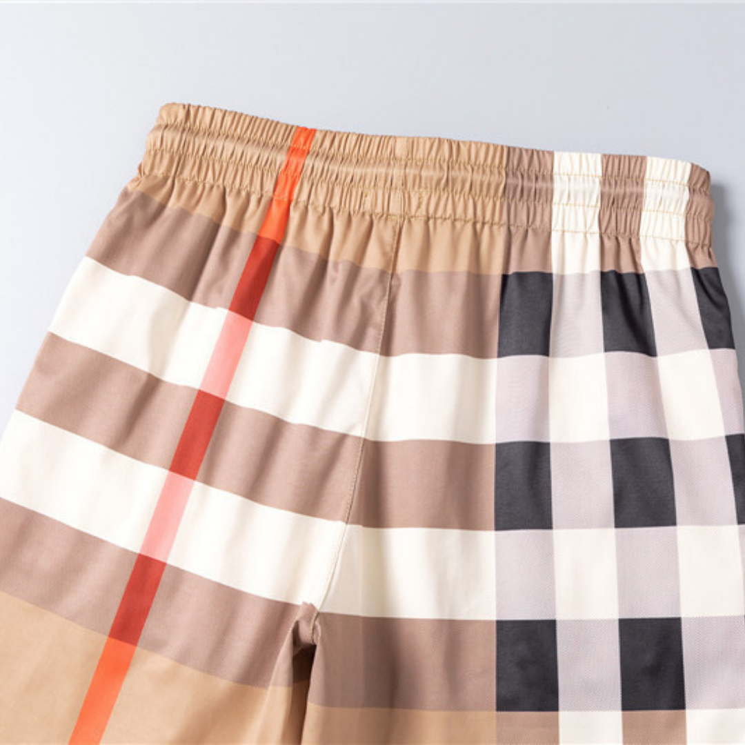 BB Monogram Shorts Camo Blanco