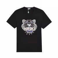 Tiger Paris T-shirt Cabeza Tigre Negro Blanco