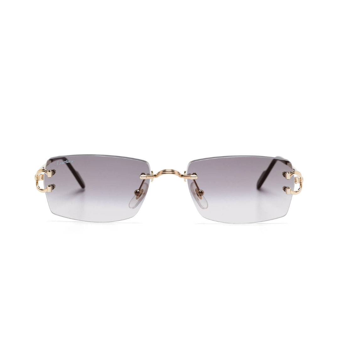 Monochromatic Sunglasses Metal Amarillo