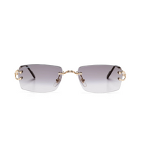 Monochromatic Sunglasses Metal Amarillo