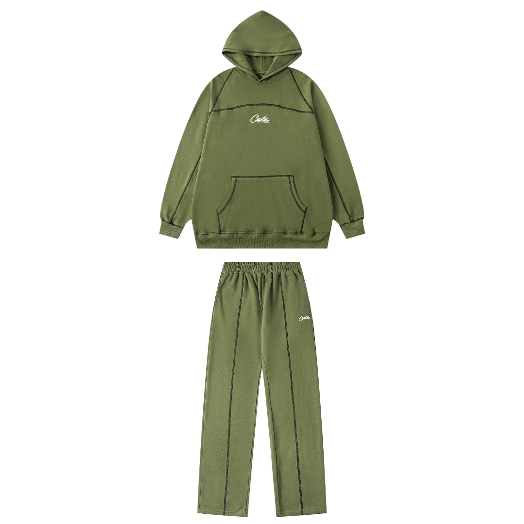 Alcatraz Monogram Tracksuit Camo Verde
