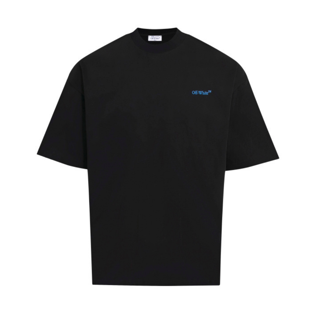 Off-White Off-W Monogram T-shirt - Blanco Azul Blanco
