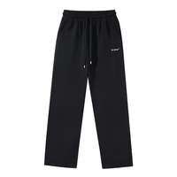 Off-White Off-W Monogram Pants Negro Logo Blanco